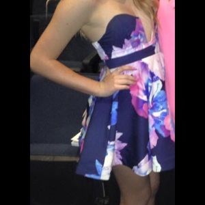 Multi colored flare dress